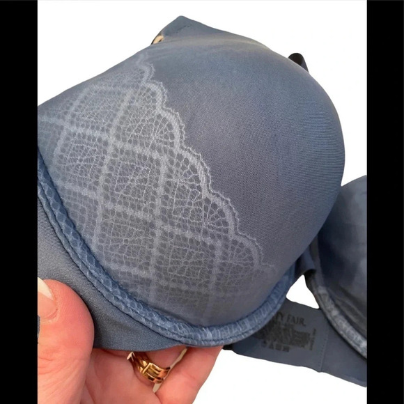Vanity Fair Blue Bra Sz 40C - Picture 2 of 4